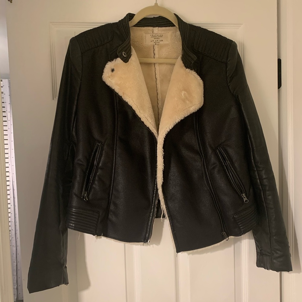 Zara Faux Leather Jacket
